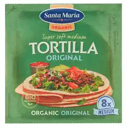 PLUS Santa maria Soft Tortilla Organic Medium aanbieding