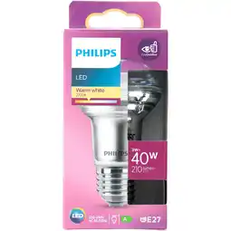 PLUS Philips LED Reflector R63 40W E27 aanbieding
