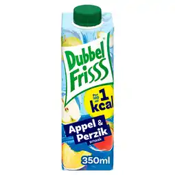 PLUS Dubbelfrisss 1Kcal Appel & perzik aanbieding