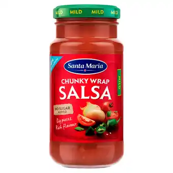 PLUS Santa maria Chunky wrap salsa mild aanbieding
