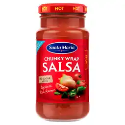 PLUS Santa maria Chunky wrap salsa hot aanbieding