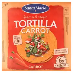 PLUS Santa maria Wortel Tortilla Wrap Medium aanbieding