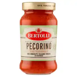 PLUS Bertolli Pastasaus Pecorino knoflook aanbieding