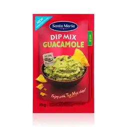 PLUS Santa maria Guacamole dip mix zakje 15 gram aanbieding