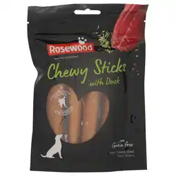 PLUS Rosewood Chewy Sticks Duck 4 stuks aanbieding