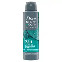 PLUS Dove Men+Care Deospray Eucalyptus Mint aanbieding