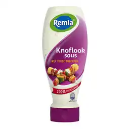 PLUS Remia Knoflooksaus Topdown aanbieding