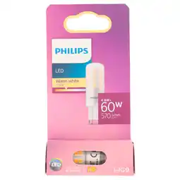 PLUS Philips LED Capsule 60W G9 WW ND SRT6 aanbieding
