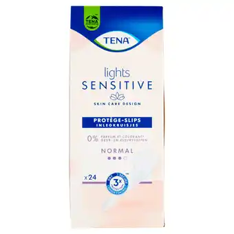 PLUS Tena Lights sensitive normal liner aanbieding
