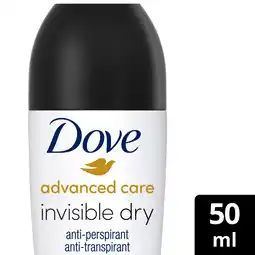 PLUS Dove Anti-transpirant Roller Invisible Dry aanbieding