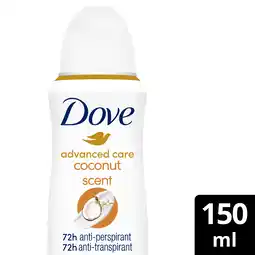 PLUS Dove Deospray coconut & jasmine flower aanbieding