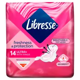 PLUS Libresse Maandverband ultra normal wing aanbieding