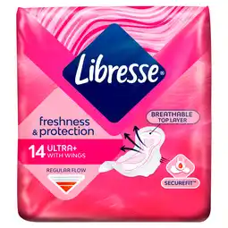 PLUS Libresse Maandverband ultra normal wing aanbieding