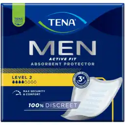 PLUS Tena Men Absorbent Protector Level 2 aanbieding