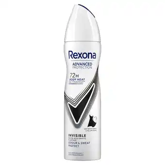 PLUS Rexona Women deodorant spray invisible B&W aanbieding