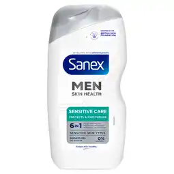 PLUS Sanex Douche men sensitive care aanbieding