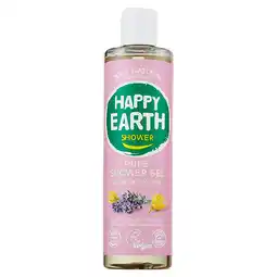 PLUS Happy Earth 100% Natuurlijke Douchegel Lavender aanbieding