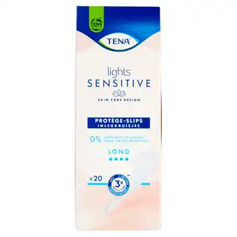 PLUS Tena Lights sensitive long liner aanbieding