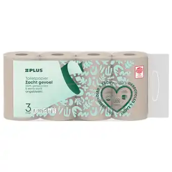 PLUS PLUS Toiletpapier 3-laags recycled aanbieding
