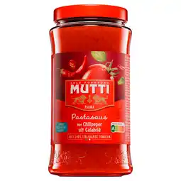 PLUS Mutti Pastasaus Peperoncino aanbieding