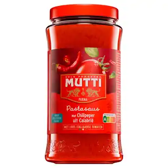 PLUS Mutti Pastasaus Peperoncino aanbieding
