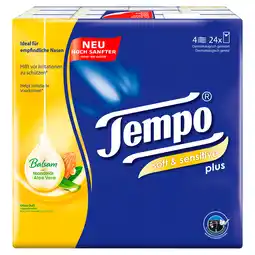 PLUS Tempo Soft & sensitive zakdoekjes aanbieding