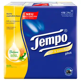PLUS Tempo Soft & sensitive zakdoekjes aanbieding