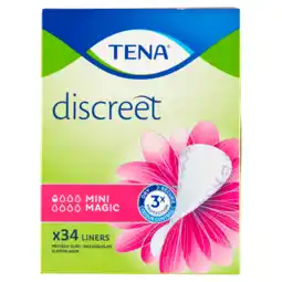 PLUS Tena Discreet Liners mini magic aanbieding