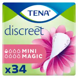 PLUS Tena Discreet Liners mini magic aanbieding