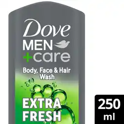PLUS Dove For Men Douchegel Extra Fresh aanbieding