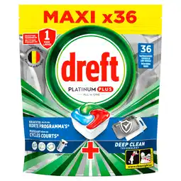 PLUS Dreft Vaatwastabs Deep Clean Blue aanbieding
