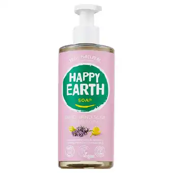 PLUS Happy Earth 100% Natuurlijke Handzeep Lavender aanbieding