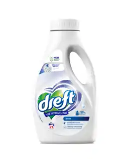 PLUS Dreft vloeibaar wasmiddel white 21sc aanbieding