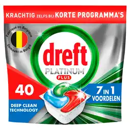 PLUS Dreft Platinum plus vaatwascaps deep clean aanbieding