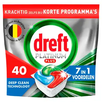 PLUS Dreft Platinum plus vaatwascaps deep clean aanbieding