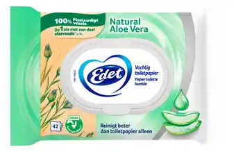 PLUS Edet Aloe vera vochtig toiletpapier aanbieding