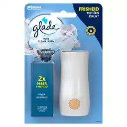 PLUS Glade by Brise Touch&fresh houder pure clean linen aanbieding