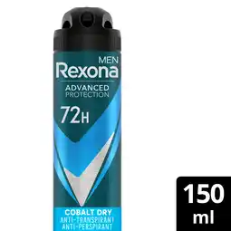 PLUS Rexona Men Deospray Dry Cobalt aanbieding
