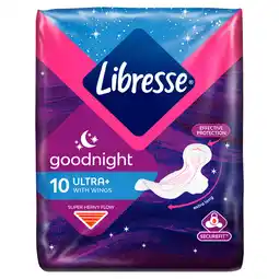 PLUS Libresse Maandverband ultra night wing aanbieding