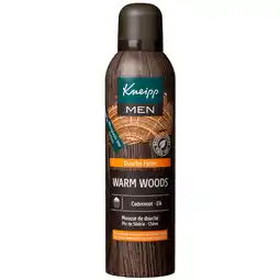 PLUS Kneipp Douche foam men warm woods aanbieding