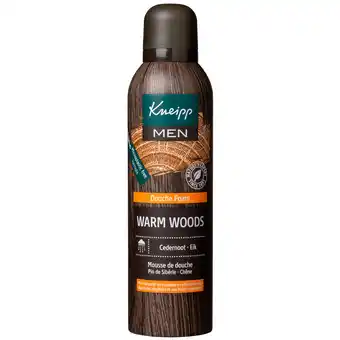 PLUS Kneipp Douche foam men warm woods aanbieding