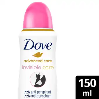 PLUS Dove Deodorant spray invisible care aanbieding