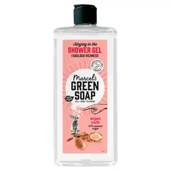 PLUS Marcel's Green Soap Douchegel Argan&Oudh aanbieding