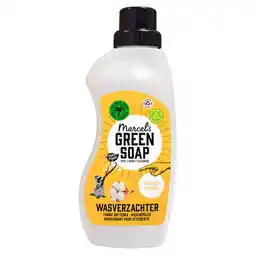PLUS Marcel's Green Soap Wasverzachter Vanille & Katoen aanbieding