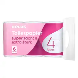 PLUS PLUS Toiletpapier 4-laags aanbieding