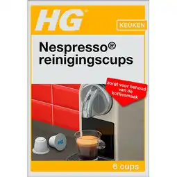 PLUS HG Nespresso reinigingscups aanbieding