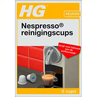 PLUS HG Nespresso reinigingscups aanbieding