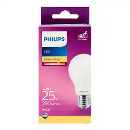 PLUS Philips LED bulb 25W E27 aanbieding
