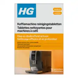 PLUS HG koffiemachine reinigingstabletten aanbieding