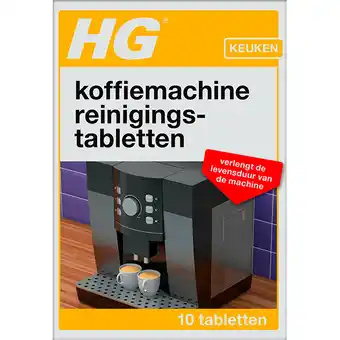 PLUS HG koffiemachine reinigingstabletten aanbieding
